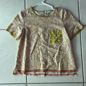 Madewell Jaipur floral print top Size XXS